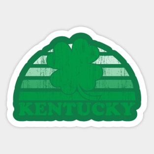 Kentucky Shamrock St. Patrick's Day Sticker